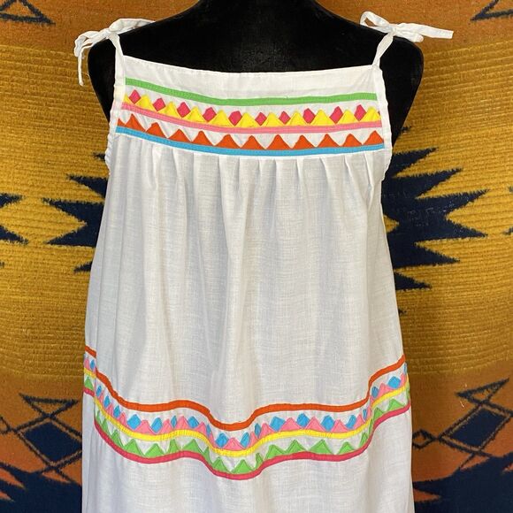 Y2K Handmade Spring Summer Boho Hippie Dress. Midi. OOAK. Excellent Shape. S/M - Picture 7 of 15